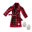 Picture of ELF ON THE SHELF - COSY ROBE & SLIPPERS ELF CLOTHES